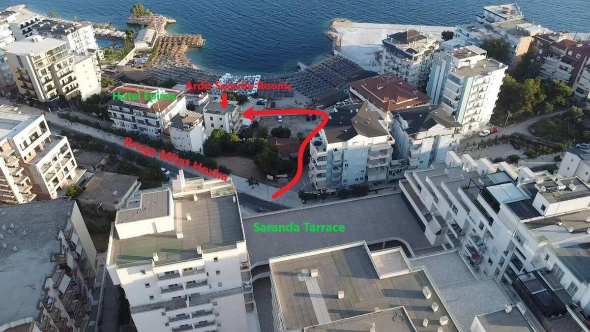 Ardit Seaside Rooms Саранда Екстер'єр фото